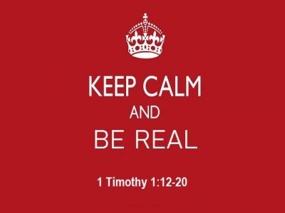 1 Timothy 1:12-20