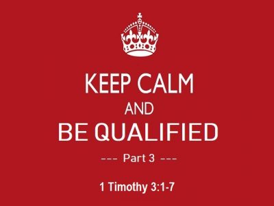 1 Timothy 3:1-7