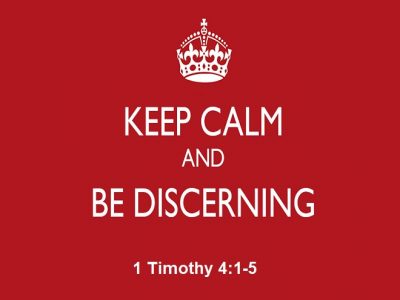 Keep Calm and Be Discerning