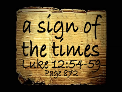 Luke 12:54-59