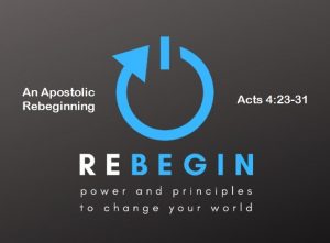 An Apostolic Rebeginning